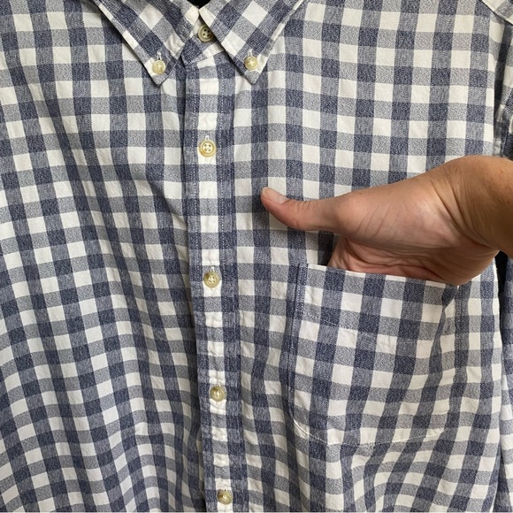 J Crew Slim Fit Checkered Oxford Button Up Shirt - Picture 9 of 11
